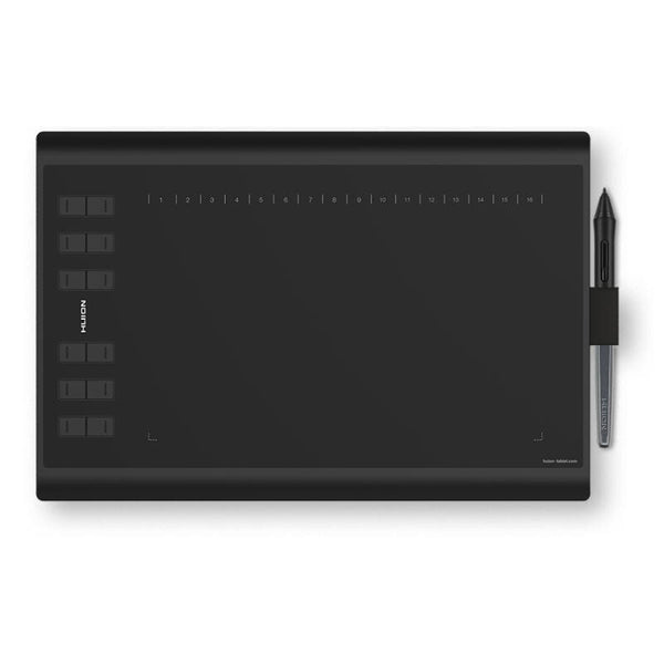 HUION H1060P tegneplade Sort 5080 lpi 250 x 160 mm USB