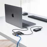 StarTech.com HB30C3A1GEA2 dockingstation Ledningsført USB 3.2 Gen 1 (3.1 Gen 1) Type-C Grå