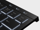 KeySonic KSK-5010ELC (DE) tastatur Hjem USB QWERTZ Tysk Sort