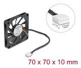 DeLOCK 67315 Computerkølesystem Computerkabinet Ventilator 7 cm Sort 1 stk