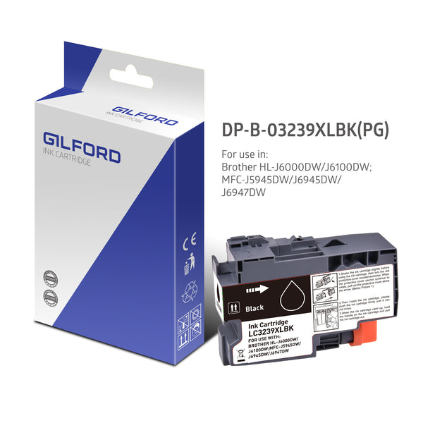 Gilford DP-B-03239XLBK(PG) blækpatron 1 stk Højt (XL) udbytte Sort