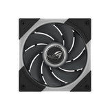 ASUS ROG Eurux GR120 ARGB Reverse Fan - Triple Pack Computerkabinet Ventilator 12 cm Sort, Hvid 3 stk