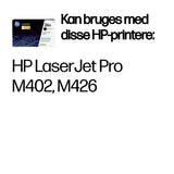 HP Original 26X LaserJet-tonerpatron med høj kapacitet, sort