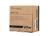 Silverstone SST-NT07-115X Computerkølesystem Chipset Køler 8 cm Sort, Metallic