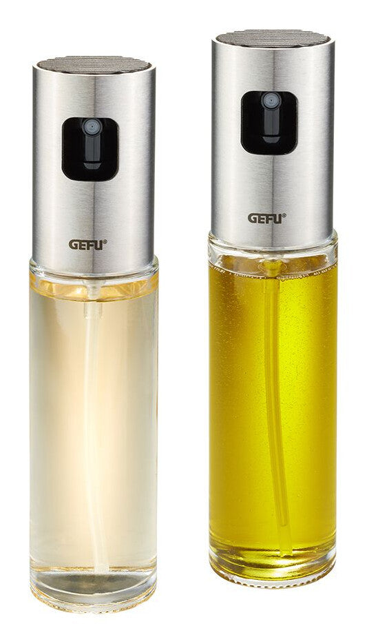 GEFU NEVA olie/eddike beholder 0,1 L Flaske Glas, Plast, Rustfrit stål Rustfrit stål, Transparent
