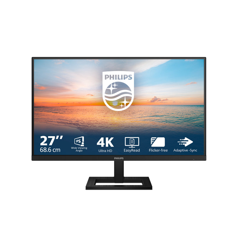 Philips 1000 series 27E1N1900AE/00 computerskærm 68,6 cm (27") 3840 x 2160 pixel 4K Ultra HD LCD Sort