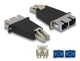 DeLOCK 87948 fiber adapter LC/SC 1 stk Beige, Sort