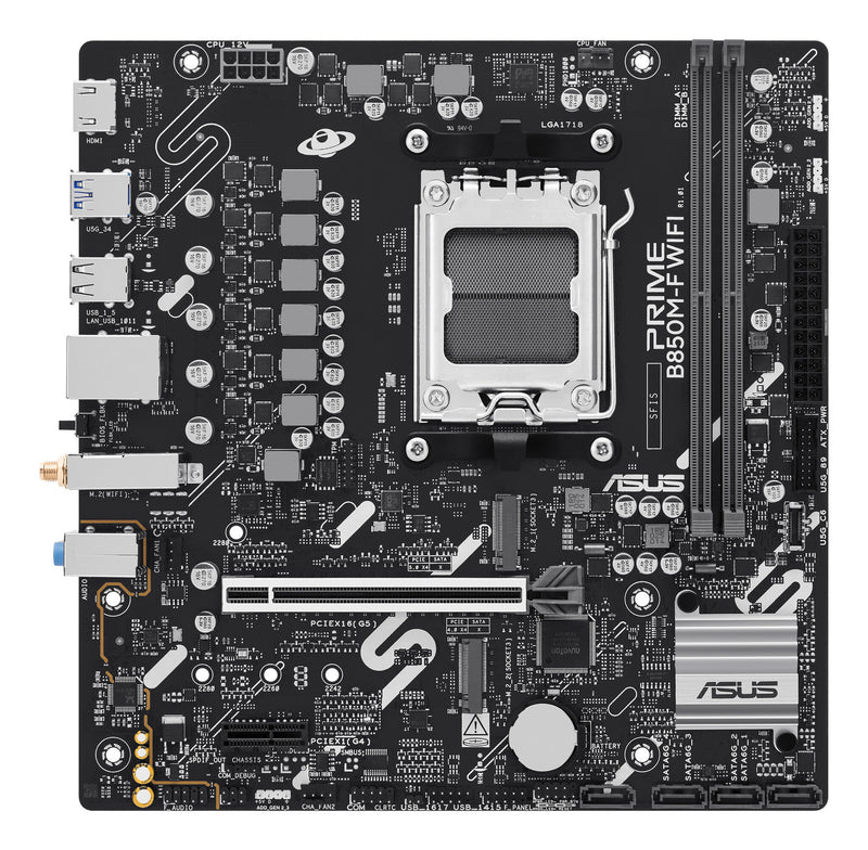 ASUS PRIME B850M-F WIFI AMD B850 Sokkel AM5 micro ATX