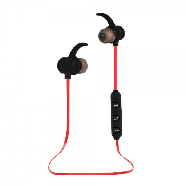 Esperanza EH186K hovedtelefoner/headset Trådløs I ørerne Sport Bluetooth Sort, Rød