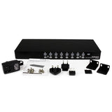 StarTech.com SV1631DUSBU KVM Switch Stativ-montering Sort