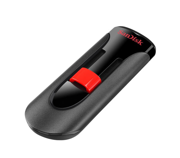 SanDisk Cruzer Glide, 32GB USB-nøgle USB Type-A 2.0 Sort, Rød