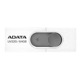 ADATA UV220 USB-nøgle 64 GB USB Type-A 2.0 Grå, Hvid