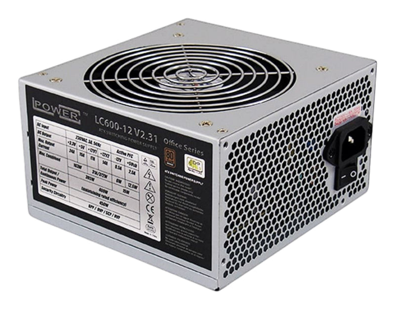 LC-Power LC600-12 V2.31 enhed til strømforsyning 400 W 20+4 pin ATX ATX Grå