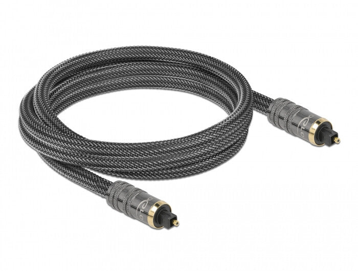 DeLOCK 86984 lydkabel 2 m Toslink Anthracit