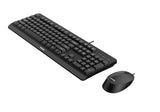 Philips 2000 series SPT6207BL/00 tastatur Mus inkluderet Universel USB QWERTY Engelsk Sort