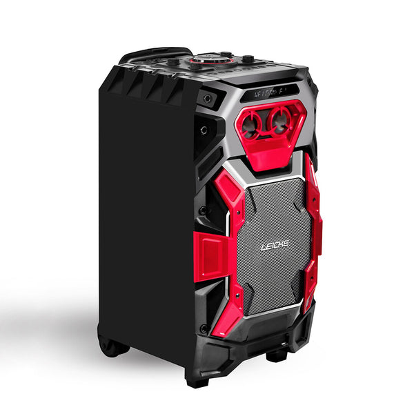 LEICKE DJ ROXXX Pro Bærbar stereohøjttaler Sort 50 W