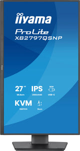 iiyama ProLite XB2797QSNP-B1 computerskærm 68,6 cm (27") 2560 x 1440 pixel Quad HD LCD Sort