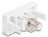 DeLOCK 90828 stikkontakt IEC / F Hvid
