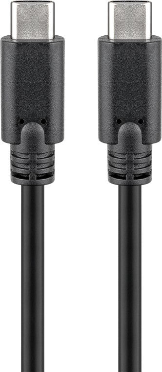 Goobay 66507 USB-kabel USB 3.2 Gen 1 (3.1 Gen 1) 1,5 m USB C 5 Gbit/sek. Sort