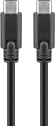 Goobay 66508 USB-kabel USB 3.2 Gen 1 (3.1 Gen 1) 2 m USB C 5 Gbit/sek. Sort