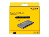DeLOCK 18646 KVM Switch Anthracit