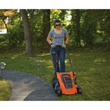 Black & Decker LM2000-QS plæneklipper Manuel plæneklipper Vekselstrøm Sort, Orange