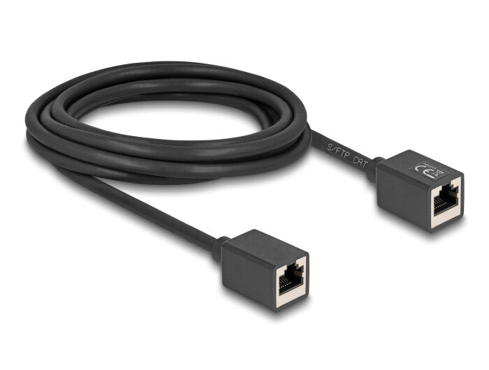 DeLOCK 90332 netværkskabel Sort 3 m Cat6a S/FTP (S-STP)