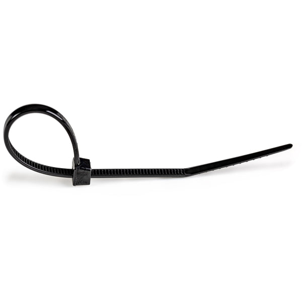 StarTech.com CBMZT4B kabelsamler Udløselig kabelbinder Nylon, Plast Sort 100 stk