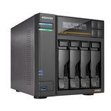 Asustor LOCKERSTOR 4 Gen3 NAS Desktop AMD Ryzen V3C14 16 GB DDR5 ADM Sort