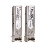 Extralink SFP 1.25G 2-pack | Moduł SFP | 1,25Gbps, LC/UPC, 850nm, 550m, multi mode, DOM (EX.31153) modul til netværksmodtager