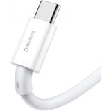 Baseus CATYS-A02 USB-kabel 2 m USB A USB C 0,48 Gbit/sek. 66 W Hvid