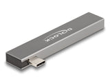 DeLOCK 64274 dockingstation Docking USB 3.2 Gen 2 (3.1 Gen 2) Type-C Grå