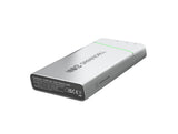 Green Cell PBPLGC20P powerbank Lithium-Ion (Li-Ion) 20800 mAh Aluminium, Sort, Grøn, Lys grå, Sølv