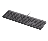 Logitech Signature Slim Wired K620 For Business tastatur Universel USB QWERTY Nordisk Grafit