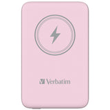 Verbatim Charge 'n' Go Lithium polymer (LiPo) 10000 mAh Trådløs opladning Lyserød