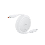 Baseus Free2Pull USB-kabel 1 m USB C 0,48 Gbit/sek. 60 W Hvid