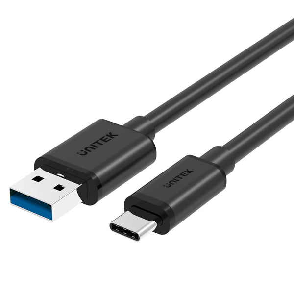 UNITEK Y-C474BK USB-kabel USB 3.2 Gen 1 (3.1 Gen 1) 1 m USB A USB C 5 Gbit/sek. Sort