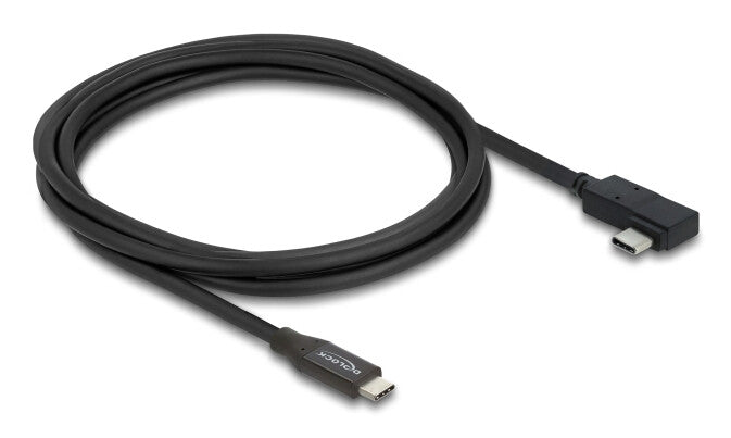 DeLOCK 81711 USB-kabel USB4 Gen 3x2 2 m USB C 40 Gbit/sek. 240 W Sort