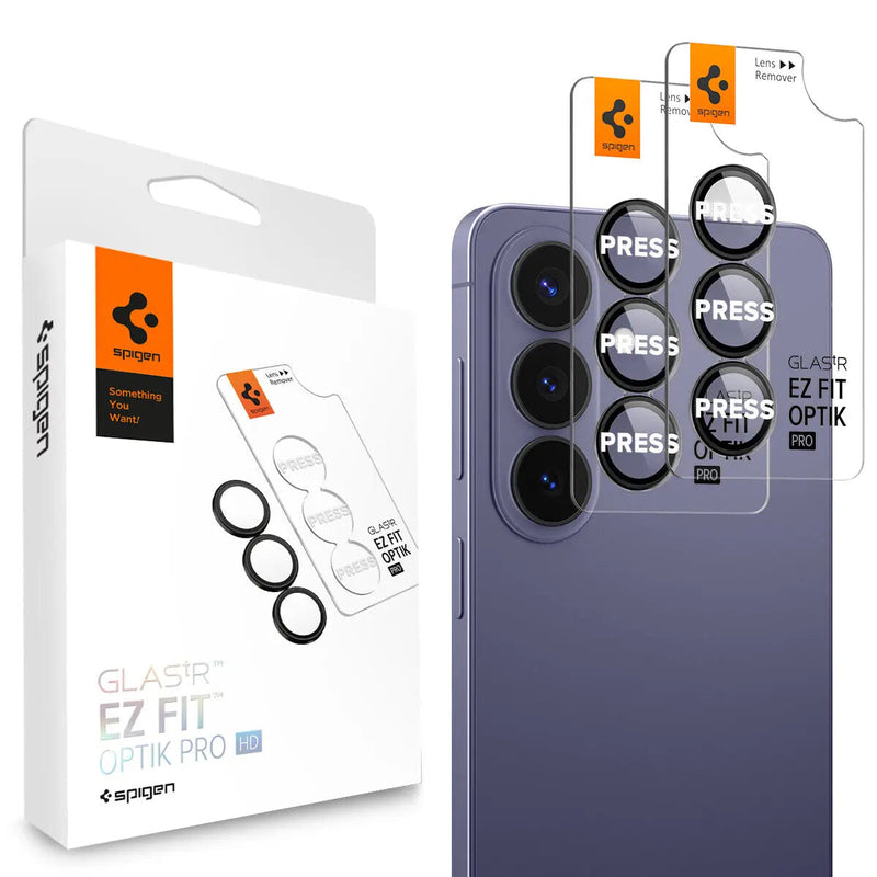 Spigen GLAS.tR EZ Fit Optik Pro HD Beskyttelse af kameralinsen Samsung 2 stk