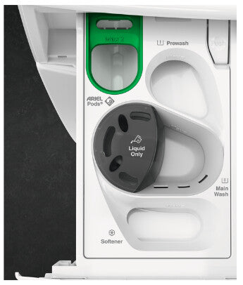 AEG LWR73166OE vaskemaskine - tørretumbler Fritstående Front-læsning Sort