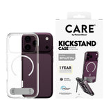 PanzerGlass CARE™ by ® Kickstand Case Transparent m. Hvid MagSafe iPhone 18 Pro | 17 Pro