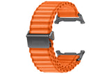 Samsung Trail Band (S/M/L) for Galaxy Watch Ultra2 Orange Stof