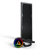 Montech LightFlow ARGB 360 Processor Alt-i-en væskekøler 12 cm Sort 1 stk
