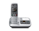 Gigaset E560A telefon DECT telefon Nummervisning Sort, Sølv