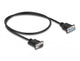 DeLOCK 86886 VGA kabel 0,5 m VGA (D-Sub) Sort
