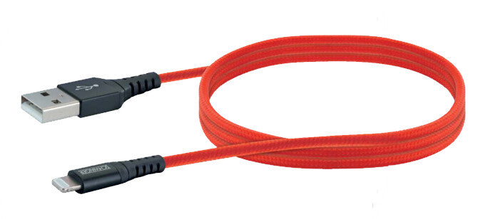 Schwaiger LPRO410 501 kabel til mobiltelefon Rød 1,2 m USB A Lightning