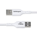 StarTech.com USB2AC2MNCWHE USB-kabel USB 2.0 2 m USB A USB C 0,48 Gbit/sek. Hvid