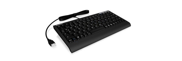 KeySonic ACK-595C+ (DE) tastatur Kontor USB QWERTZ Tysk Sort