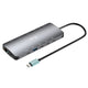i-tec Metal C31NANOTRIPLEDOCKPD dockingstation Ledningsført USB 3.2 Gen 1 (3.1 Gen 1) Type-C Grå