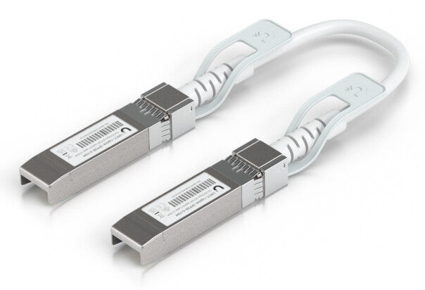 Ubiquiti UACC-Uplink-SFP28-0.15M InfiniBand og fiberoptisk kabel 0,15 m Hvid